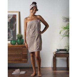 Paréo de bain Taupe