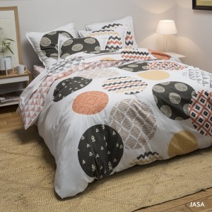 Parure housse de couette 3pcs Jasa