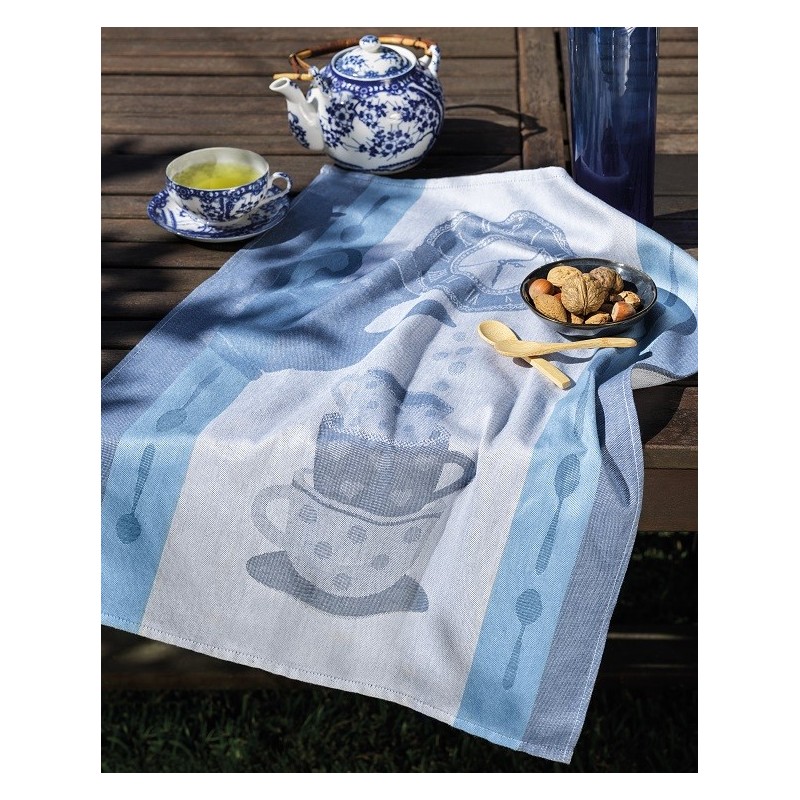 Lot de 6 torchons 50x70 Horloge