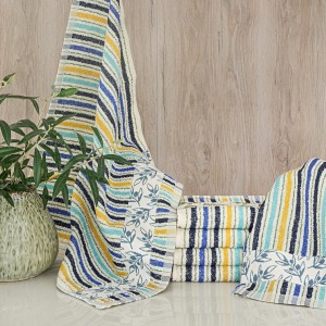 Lot de 6 carrés éponge 50x50 Olivier