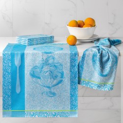 Lot de 6 torchons Jacquard...