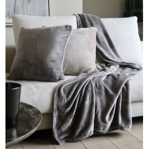 Plaid microfibre Vison