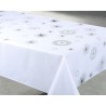 Nappe effet metal Blanche Rect 145x300