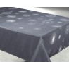 Nappe effet metal Anthracite Rect 145x240
