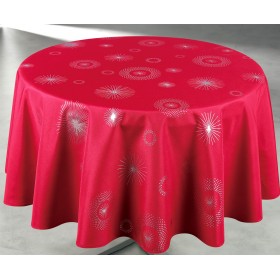 Nappe effet metal Rouge...