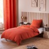 Housse de couette Gaze de coton Terracotta 240x260