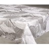 Nappe imprimée Mano gris Ronde 160cm