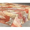 Nappe imprimée Mano terracotta Ronde 160cm
