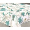 Nappe imprimée Vahina blanc 145x300