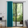 Rideau Paon bleu - occultant 140x260