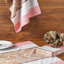 Lot de 6 torchons Jacquard...