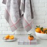 Lot de 6 torchons Jacquard 100% coton Fruité