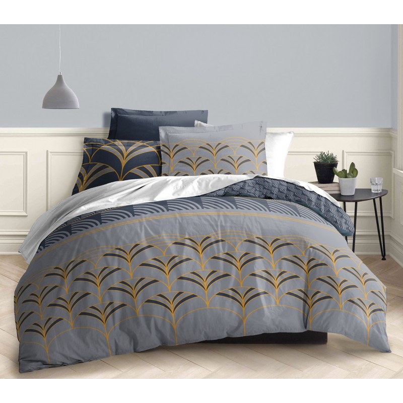 Housse de couette 220x240 Luna gris