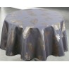 Nappe effet metal Gris 145x240