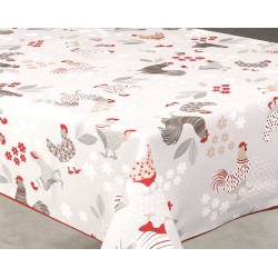 Nappe imprimée Copine gris...