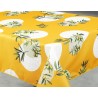 Nappe imprimée Frejus jaune 145x300