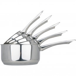 Série de 5 casseroles en inox