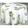 Nappe imprimée Frejus vert 145x200