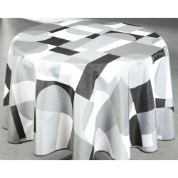 Nappe imprimée Nuance gris...