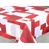 Nappe imprimée Nuance rouge 145x240