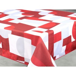 Nappe imprimée Nuance rouge...