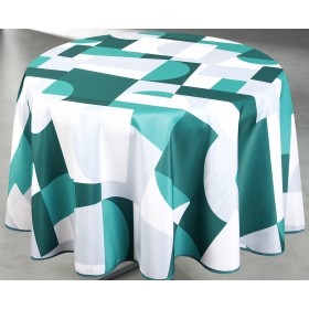Nappe imprimée Nuance vert...