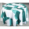Nappe imprimée Nuance vert 145x300