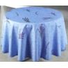 Nappe imprimée St Paul bleu 145x240