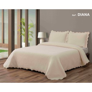 Jeté de lit 240x260 Ecru