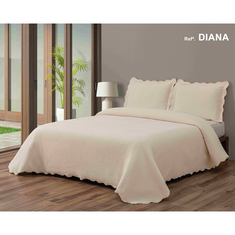 Jeté de lit 240x260 Ecru