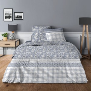 Parure housse de couette 3pcs Floral lavande