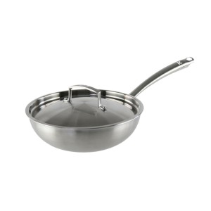 Wok en inox Kamberg 28cm