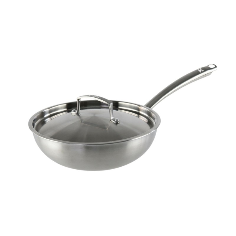 Wok en inox Kamberg 28cm