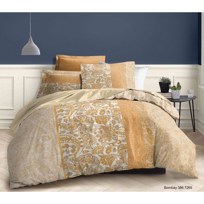 Parure housse de couette 3pcs Bombay
