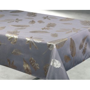 Nappe anti-tâches Effet métal Gris