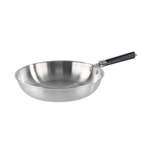 Poêle en inox Kamberg 20cm poignée amovible