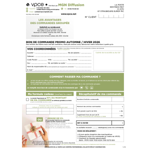 Votre bon de commande