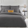Taie de traversin Percale 45x180 Anthracite